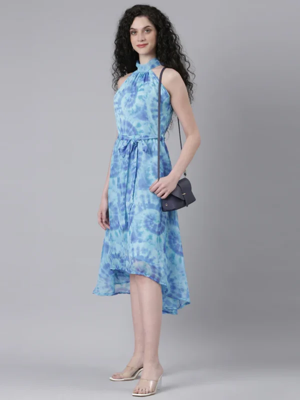 Women Floral Woven Maxi Chiffon Dress